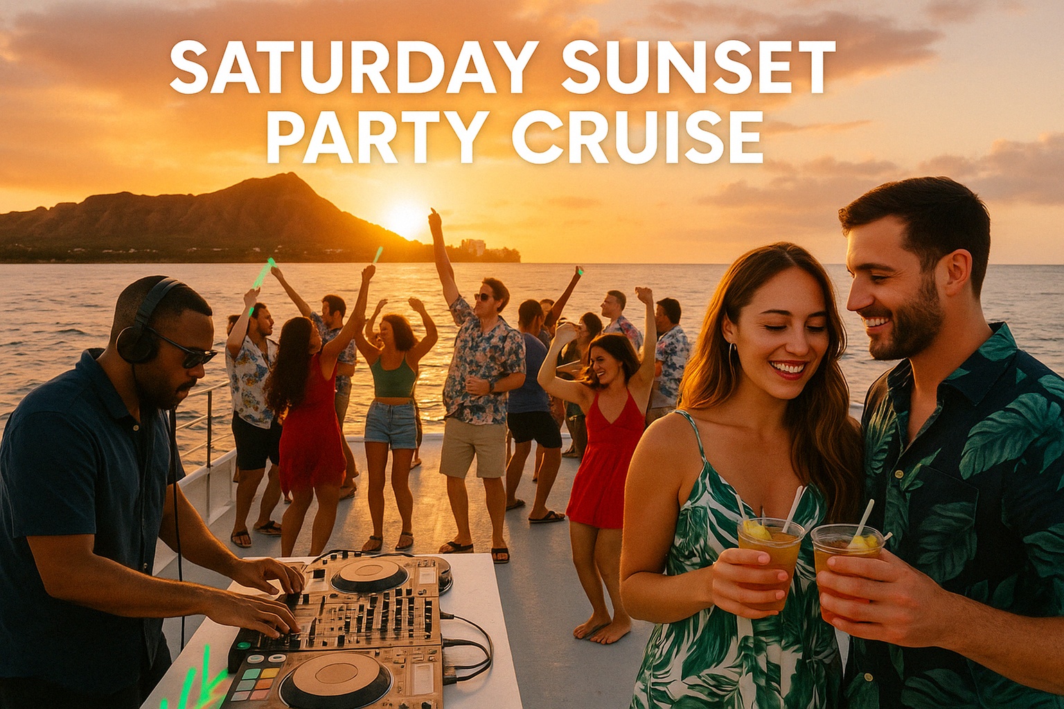 Sail Into Adventure: Saturday Sunset Party Cruise + BYOB