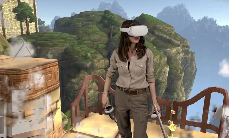 Image 2: Free-Roam Virtual Reality (VR) Games for One or Two Players