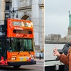 Image 4: Express Sightseeing Bus Tour with Statue of Liberty Boat Cruise Combo