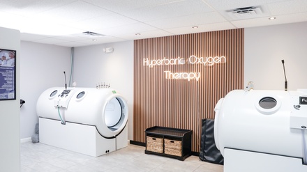 Three 60-Minute Hyperbaric Oxygen Therapy Sessions with Red Light Therapy - Red Light Therapy - Photobiomodulation