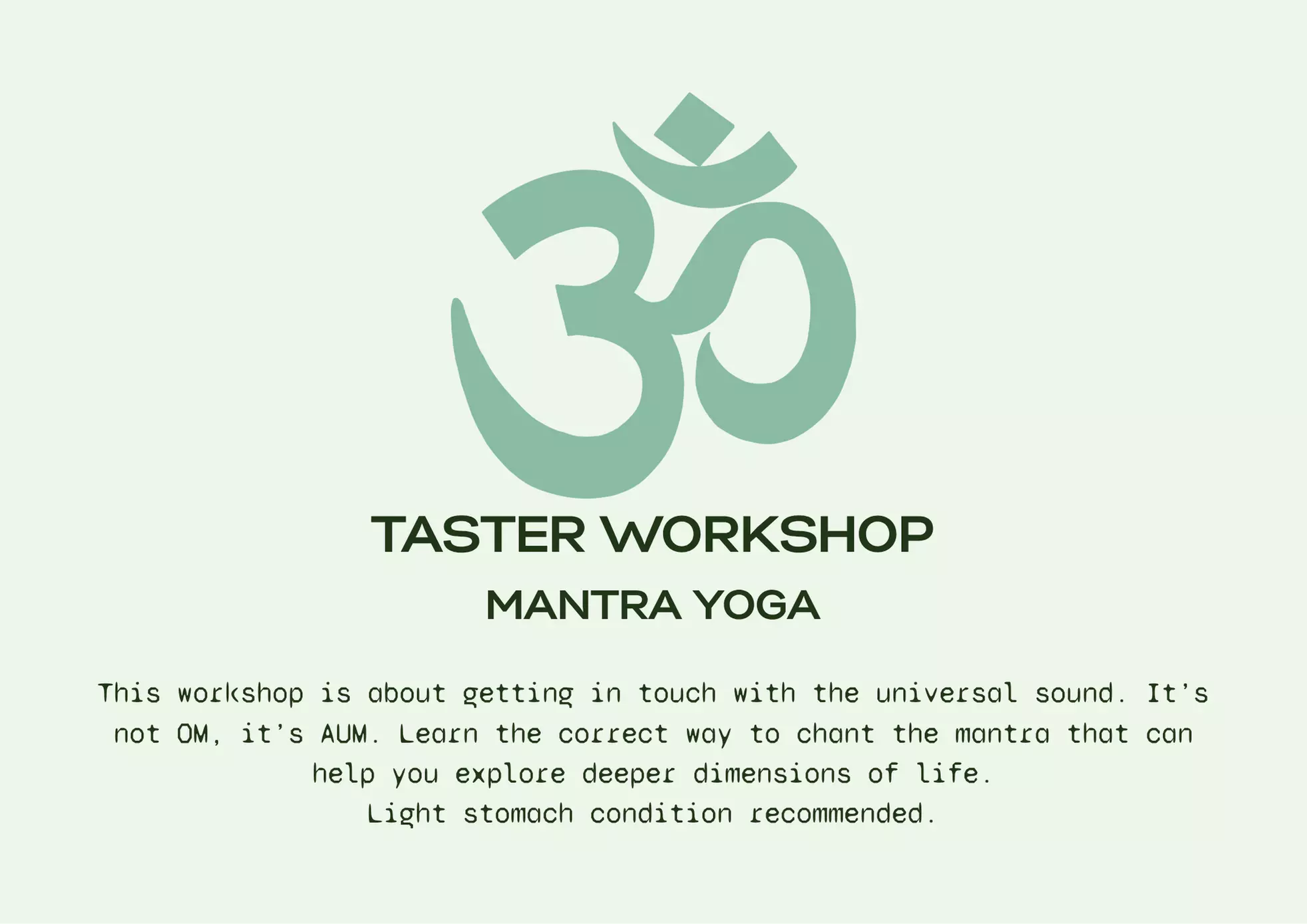 Discover the Flow – Join Any Taster Yoga Workshop (In-Person)