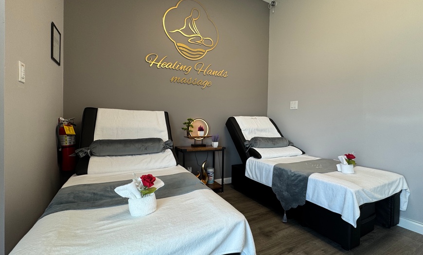 Image 4: Pampering Couples Package: Full Body & Head Massage
