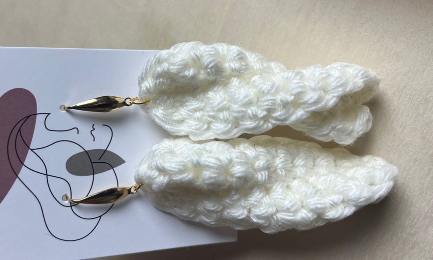 Image 9: Build Your Own Customized Earrings with Metal & Crotchet Pieces