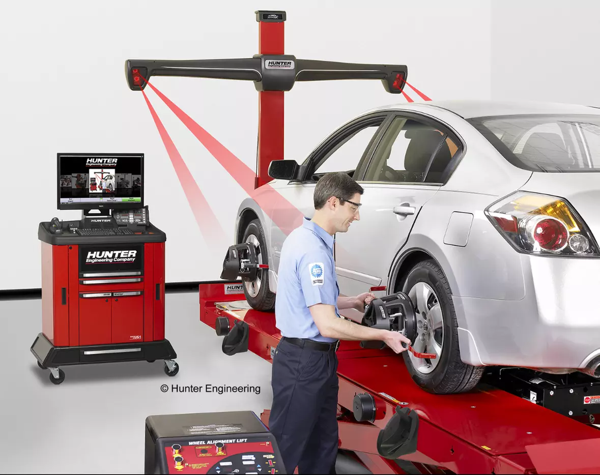 Get Smooth Ride: 2 or 4-Wheel Alignment with Optional Tire Balancing