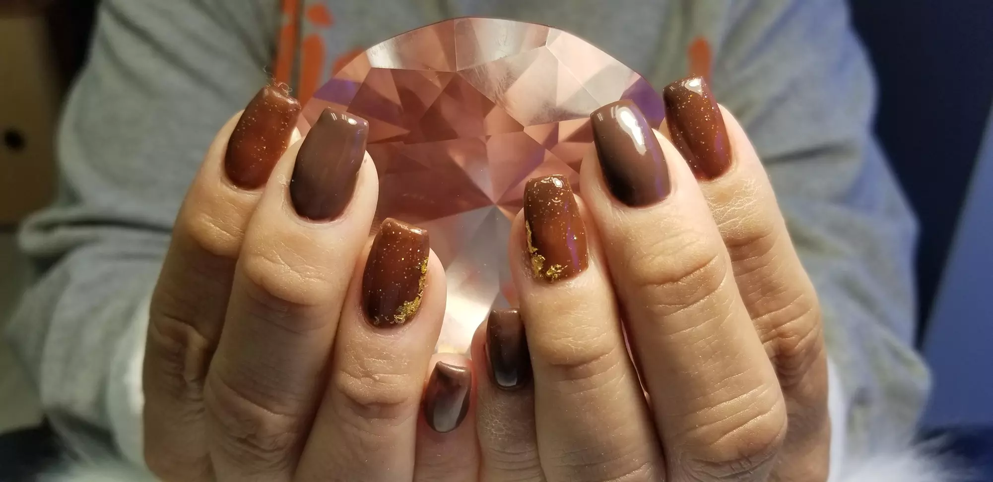 Shiny & Chic: Gel Manicure and Pedicure with Gel Polish 