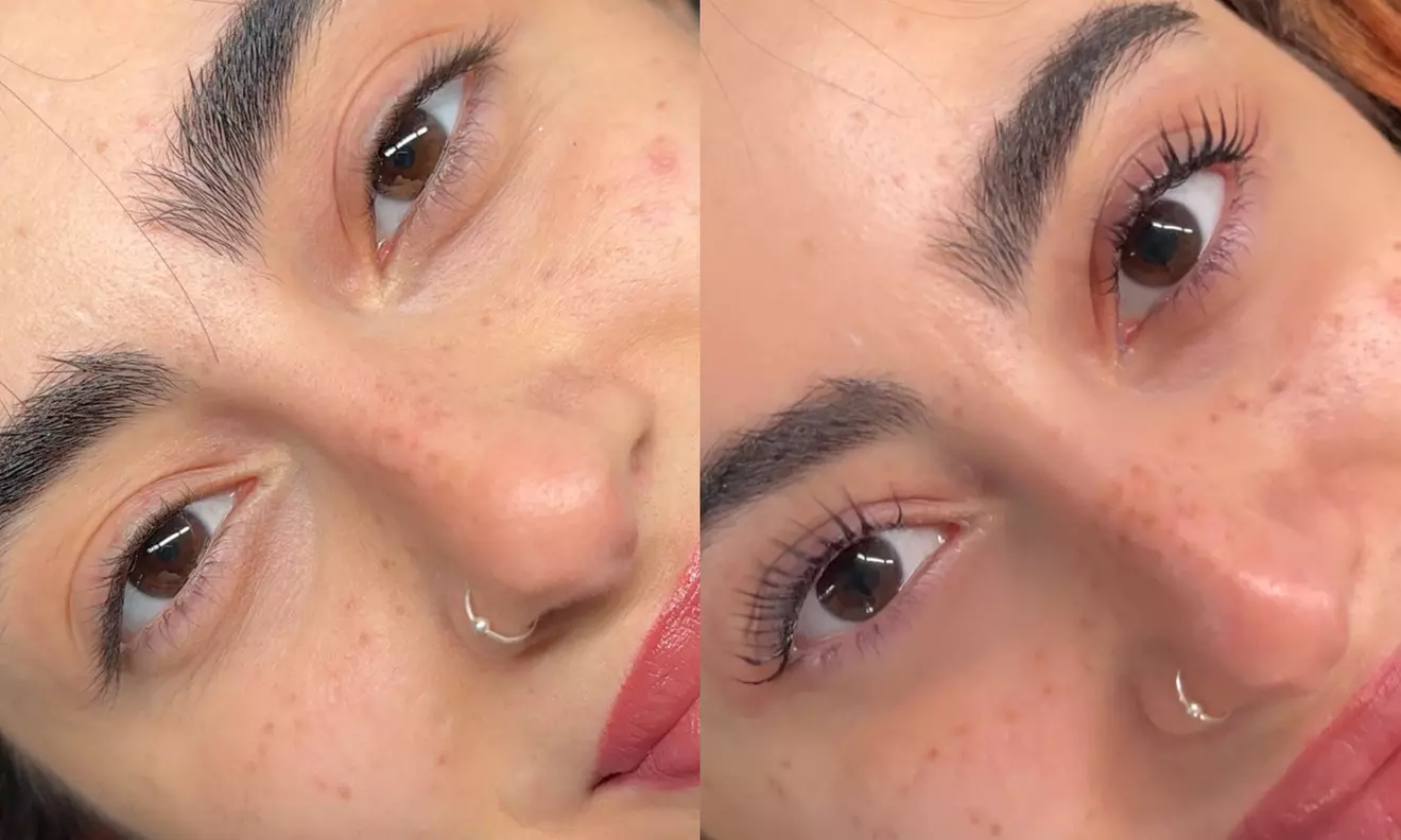 Lift, Define & Glow: Brow Lamination + Shape & Korean Lash Lift +Tint