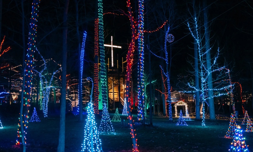 Image 2: Refreshing Mountain Canopy Zipline & Christmas Lights – Stevens, PA