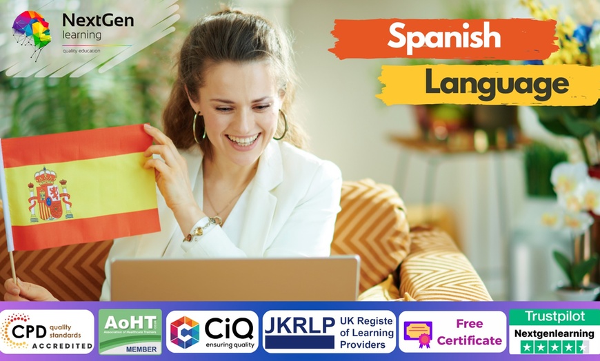 Image 1: Spanish Language - Online Course for Beginners (Upto 57% Off)
