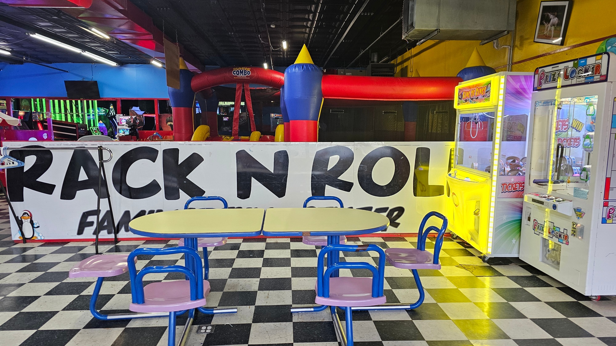 Enjoy Eat and Play Specials at the Arcade 
