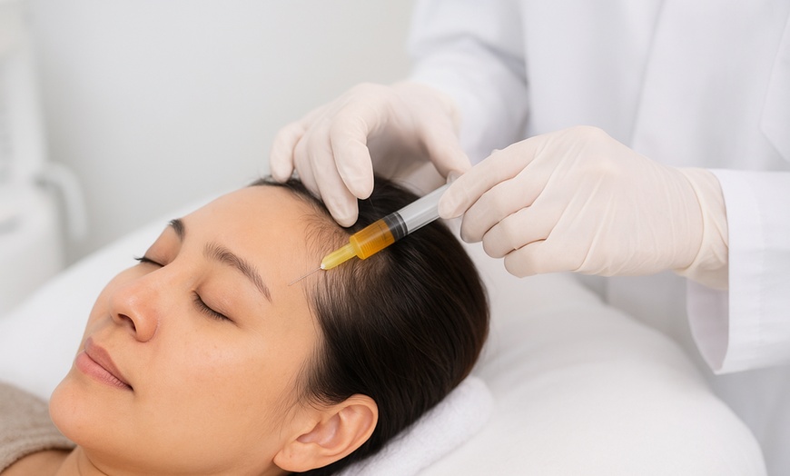 Image 1: One, Two or Three Sessions of PRP Hair Growth Treatment