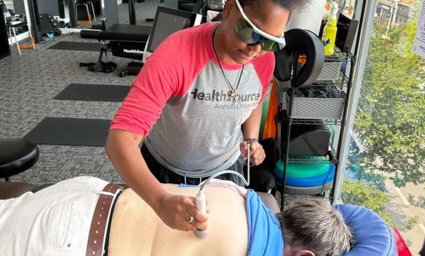 Image 6: Chiropractic Exam with Spinal Decompression or Laser Therapy Treatment