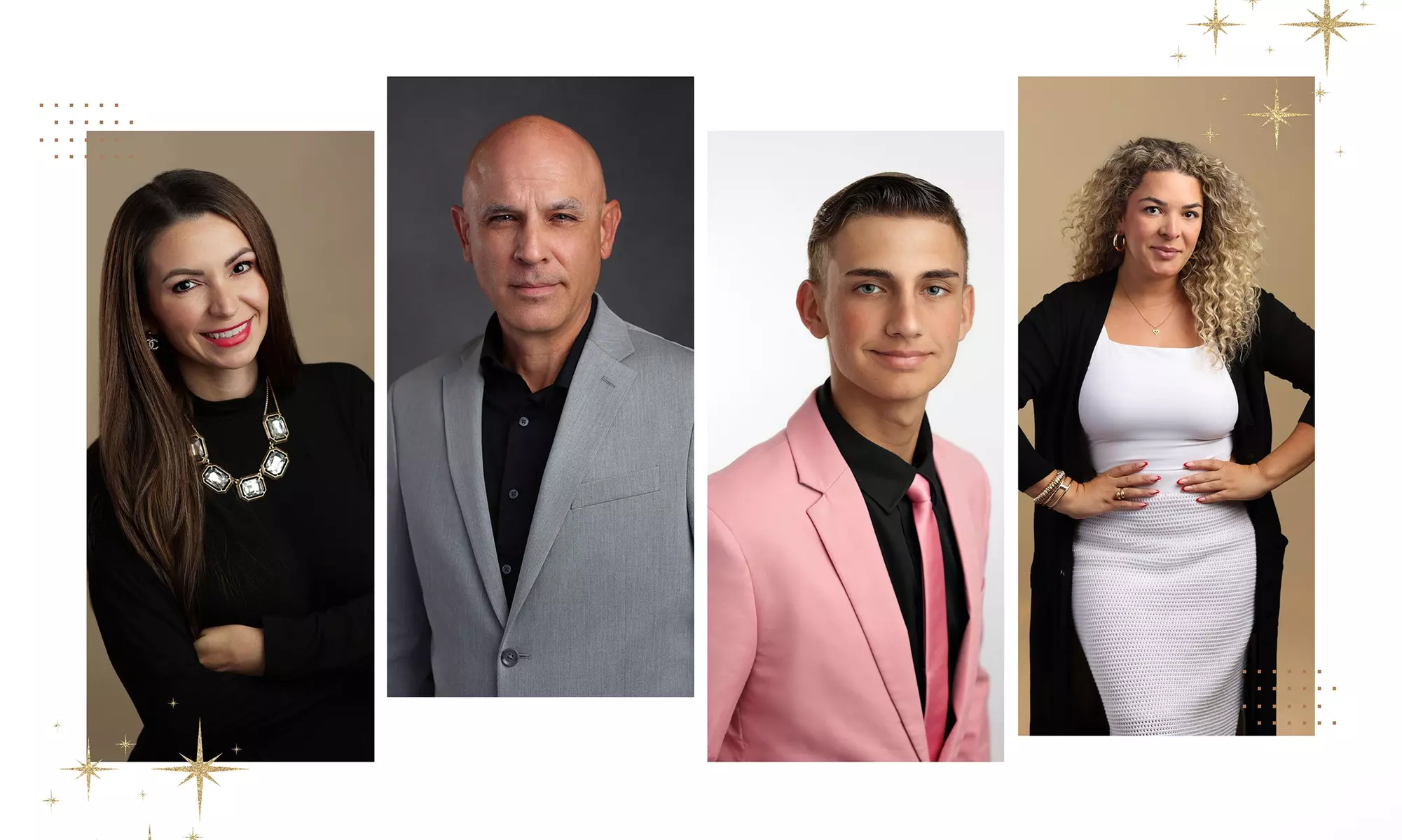 In-Studio Headshot Photography with 1, 3, or 10 Retouched Digitals