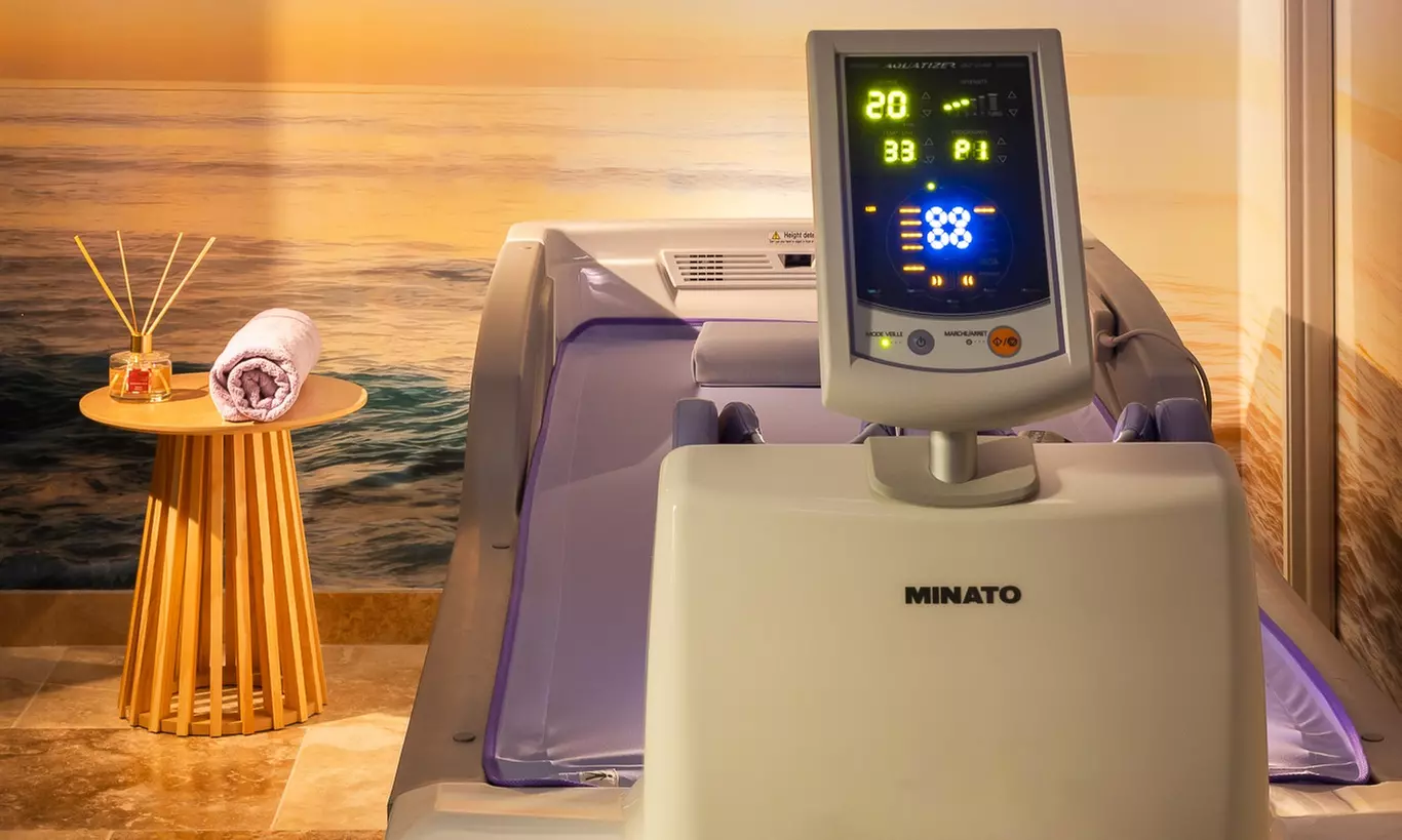 Massage sur lit hydromassant avec Bulma