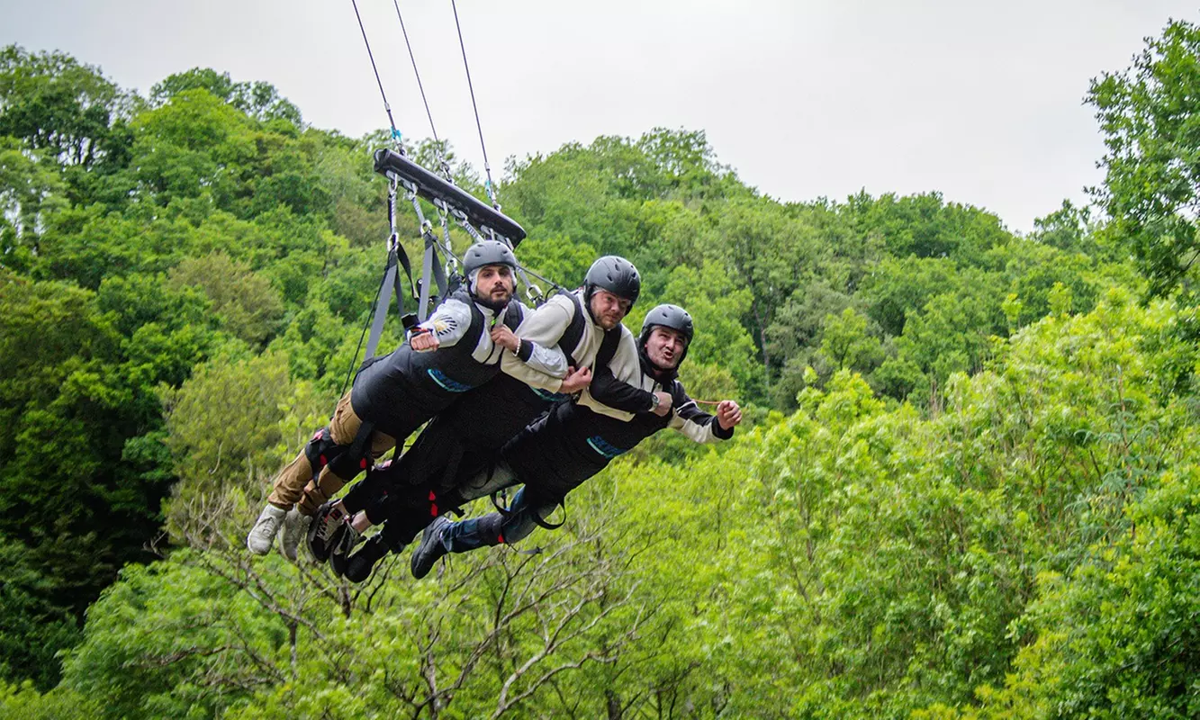 Balançoire géante avec SKYPARK Normandie by AJ HACKETT