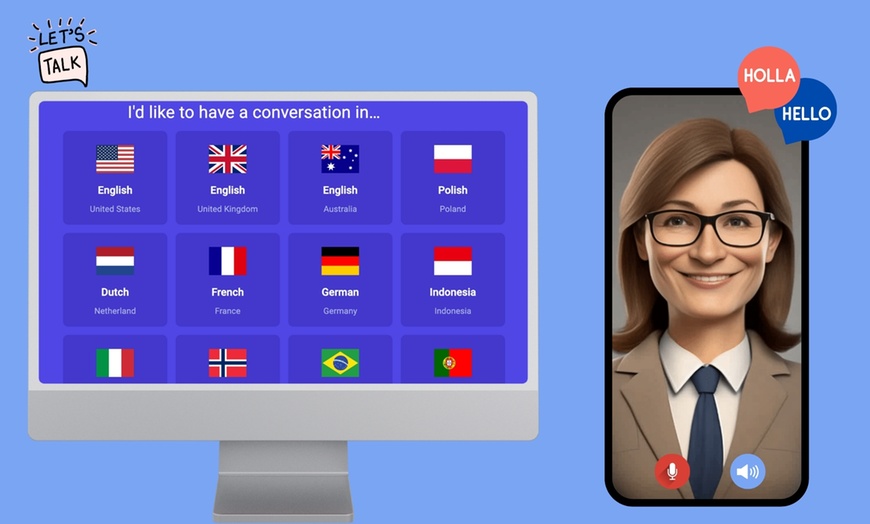 Image 5: AI osobistym nauczycielem języka obcego przez 12 miesięcy