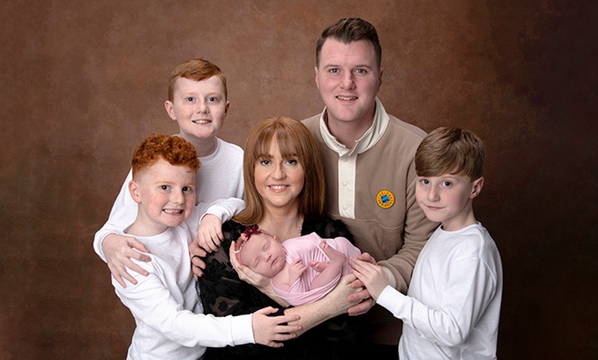 Image 6: Newborn Baby Photoshoot with one print at Flash Photography