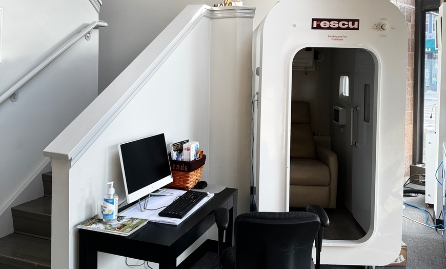 Image 1: Up to 55% Off on Hyperbaric Chamber at Rescu Wellness