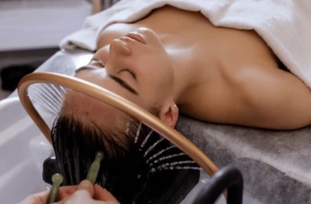 60 Min Deva Scalp Head Spa Deep Cleaning Scalp Treatment + Scalp, Neck, and Shoulders Massage with Aromatherapy - Deva Scalp Head Spa