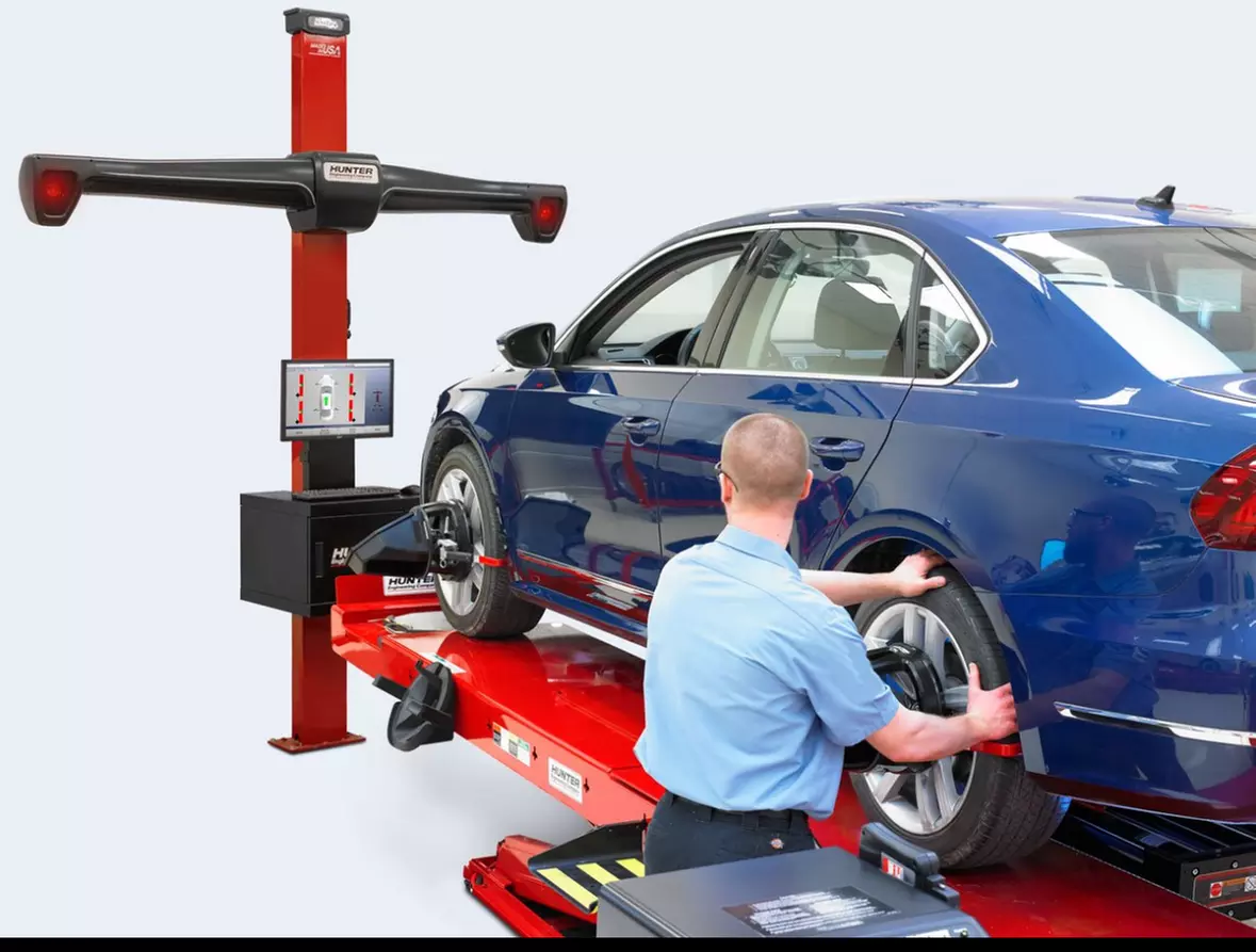 Get Smooth Ride: 2 or 4-Wheel Alignment with Optional Tire Balancing