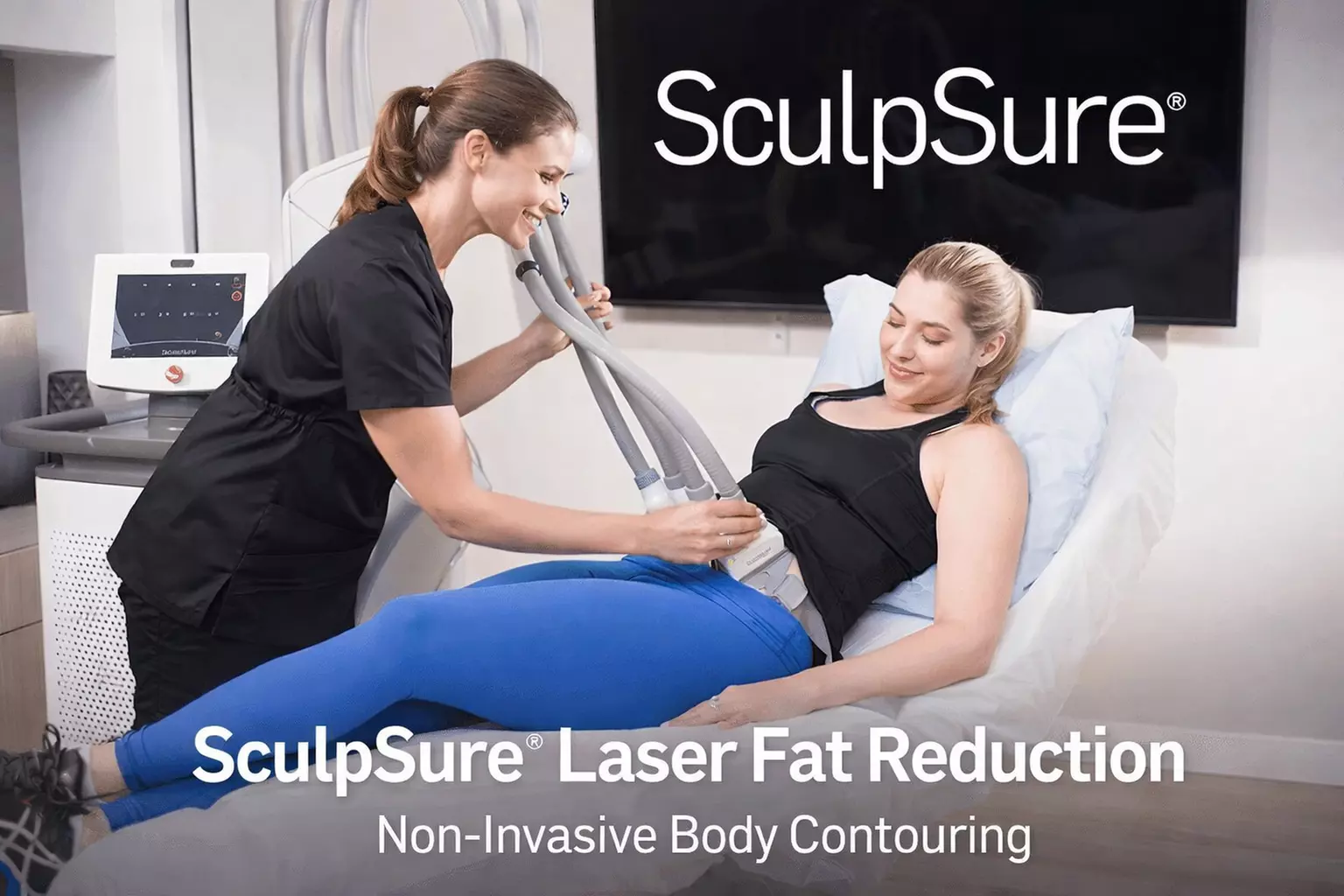 Non-Invasive SculpSure Laser Fat-Reduction: 25 or 50-Minute Body-Contouring Session for One or Two Target Areas - Second Medium