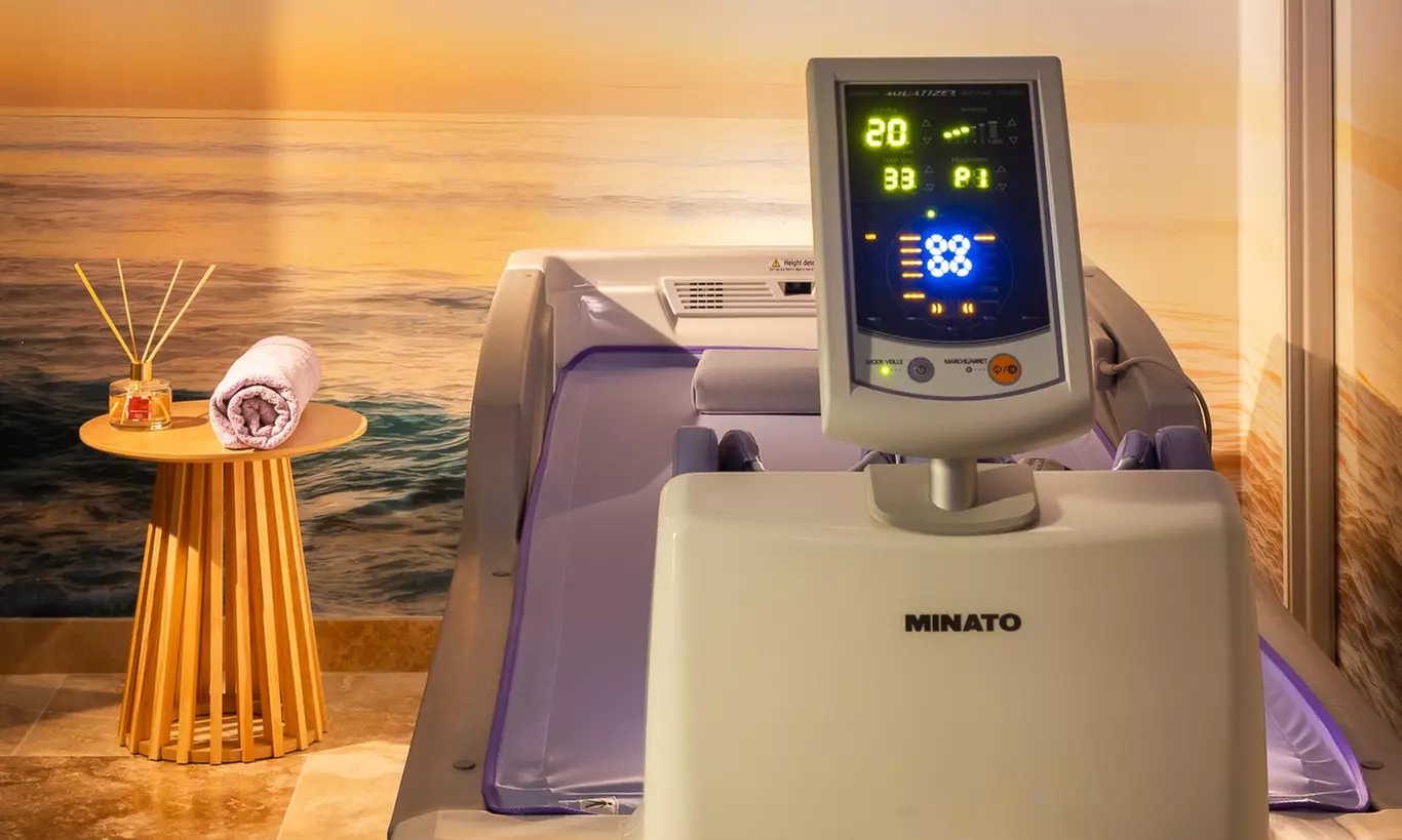 Massage sur lit hydromassant avec Bulma