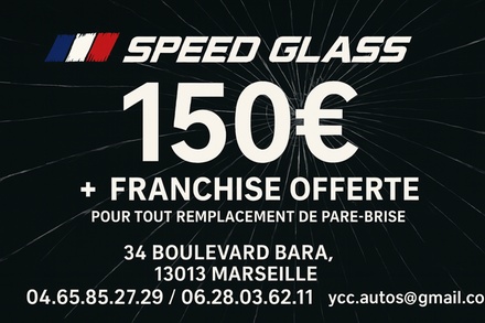 150€ offert pour tout changement de pare-brise