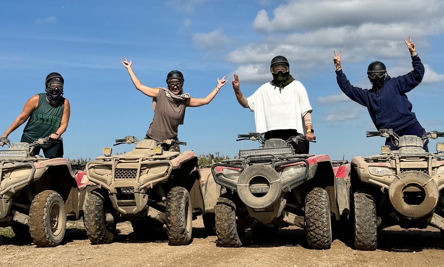 Image 1: Get Ready for Thrilling Quad Experiences with Up to 46% Off at Take Overs Rentals, Offering an Array of ATV Choices!