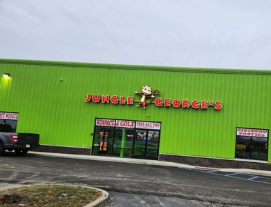 $50 in Games Credit and 3 Refillable Sodas - Jungle George's