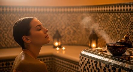 En semaine : détente hammam et enveloppement oriental d'1h - Bahiya