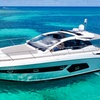 Image 1: 3 or 4 Hr Lux 47' Azimut Yacht: Sandbar, Swim, & More Ft. Lauderdale