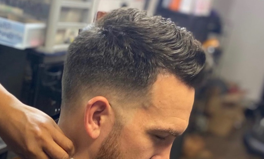 Image 1: Get Groomed: Bald Fade Cut or Taper Cut & Style or Fade & Shear Cut