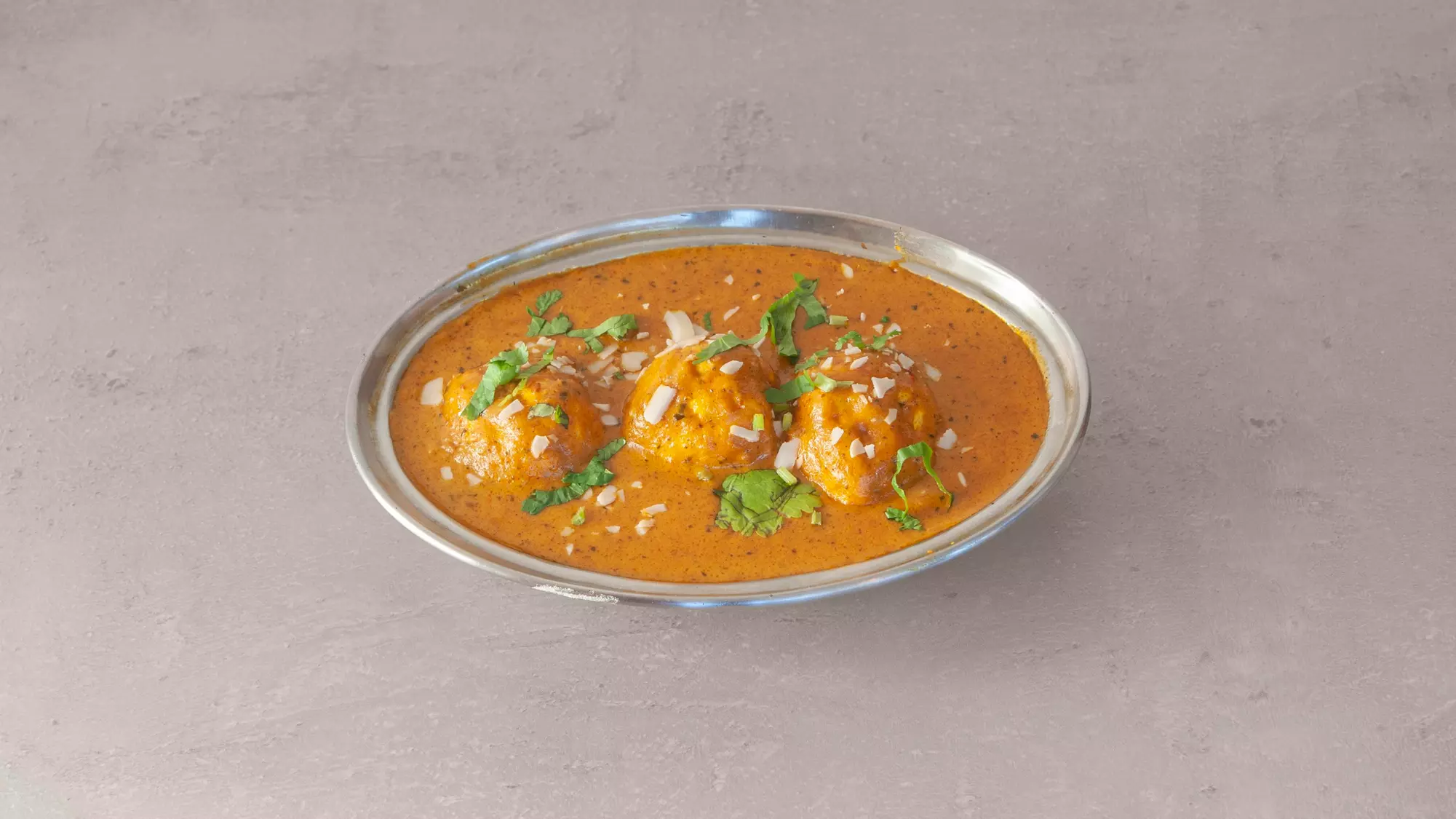 Menu avec entrée, plat et dessert au Restaurant Indien Halal