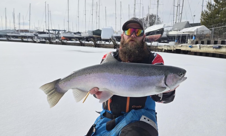 Image 2: Trout & Salmon Ice Fishing – Milwaukee, Racine, Kenosha