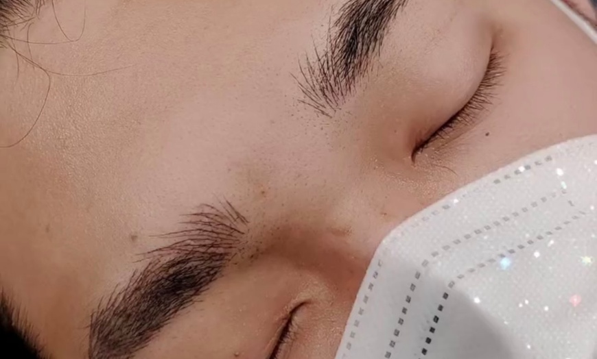 Image 1: Get stunning brows with microblading and touch-up session 