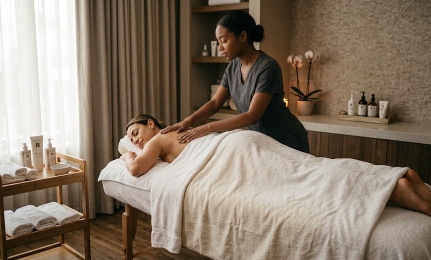 Image 3: Relaxing Swedish or Deep Tissue Massage with Soothing Hot Stones