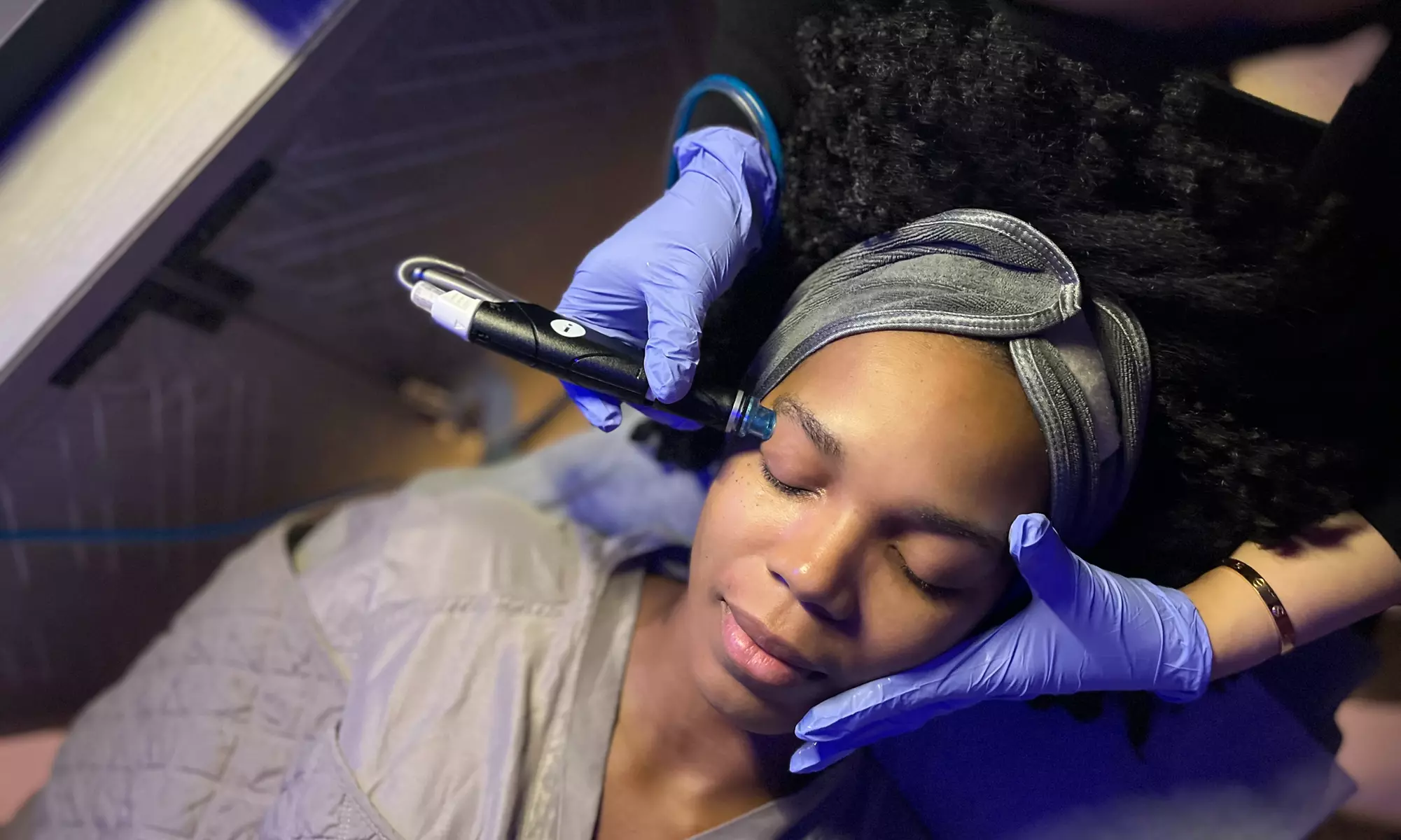 Dermaplaning w/ European Facial, Deluxe Hydrafacial, Glass Skin or Acne Facial (Up to 55% Off) - Second Medium