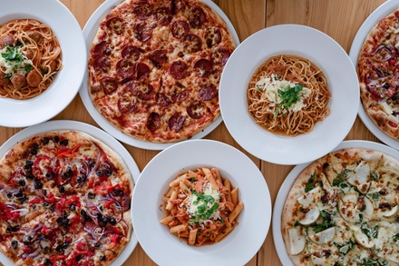 For Two: Any Choice of Pasta with Soft Drink - La Casetta Pizza And Pasta Bar