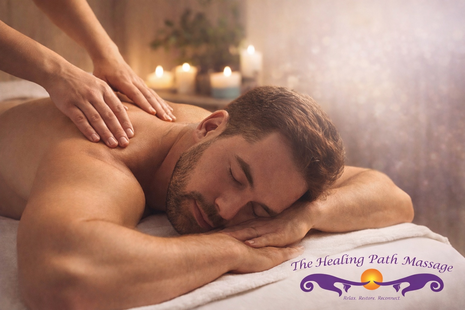 One 60- or 90-Minute Thai Combo Massage with Hot Stones & Hot Towels at The Healing Path Massage (Up to 54% Off)