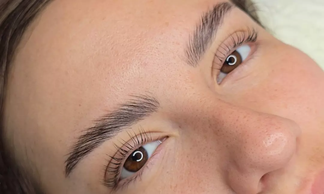 Get Eyelash Lift and Tinting Treatment or Eyebrow Lamination
