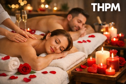 One Thai Combo Couples Massage with Hot Stones and Hot Towels for Two; Valid for New Customers Only - The Healing Path Massage
