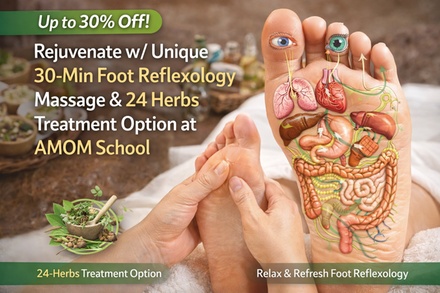 One 30-Minute Foot Reflexology Massage - Acupuncture and Massage School Of Oriental Medicine