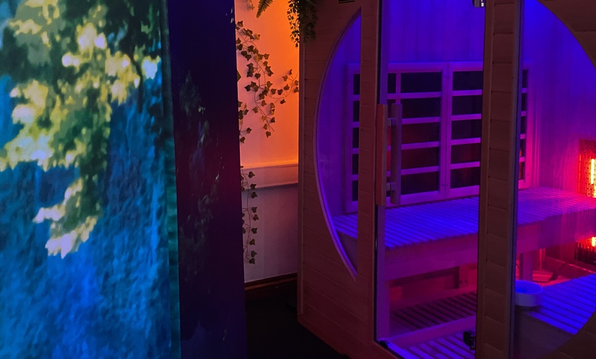 Image 5: Infrared Sauna Session with Ice Bath Experience or Coaching and More