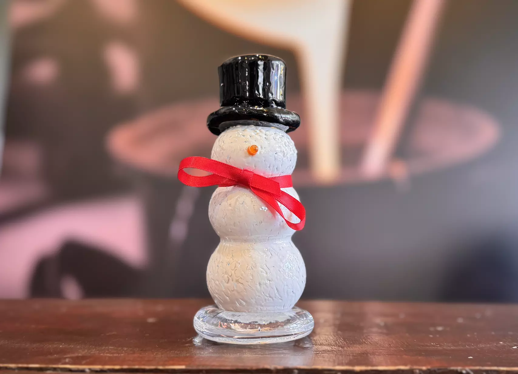 Join a Unique Glass Snowman Making Class for One or Two