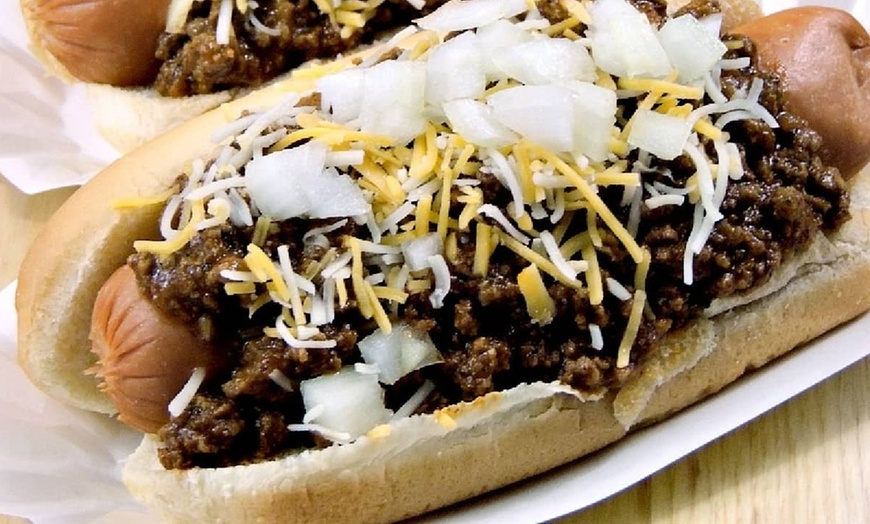 Image 6: Hot Dogs for 1 to 8 People: 1 Hot Dog, Bag of Chips, and Drink Each