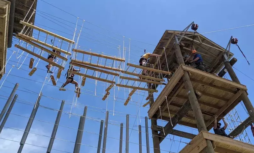 Image 4: Thrilling Aerial Challenge O-Course at Tigertail Lake in Dania Beach