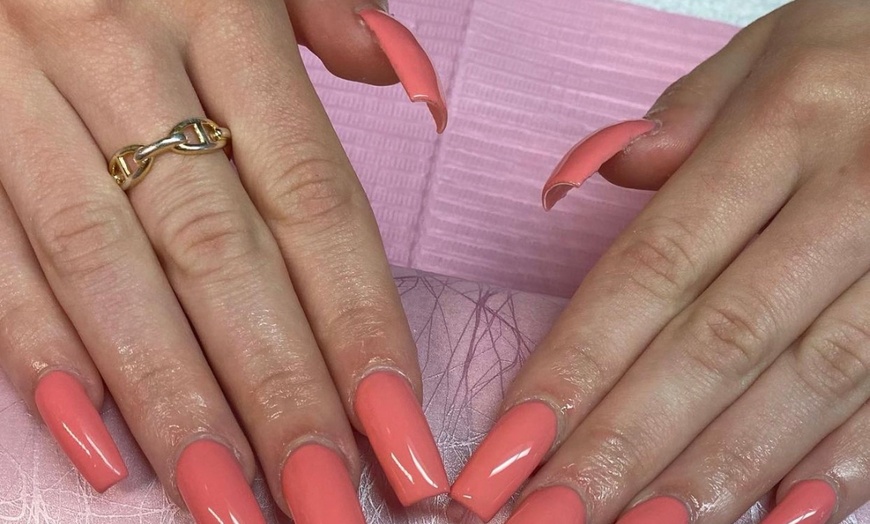 Pink Glitter Nail Boutique From 239 Washington Dc Groupon