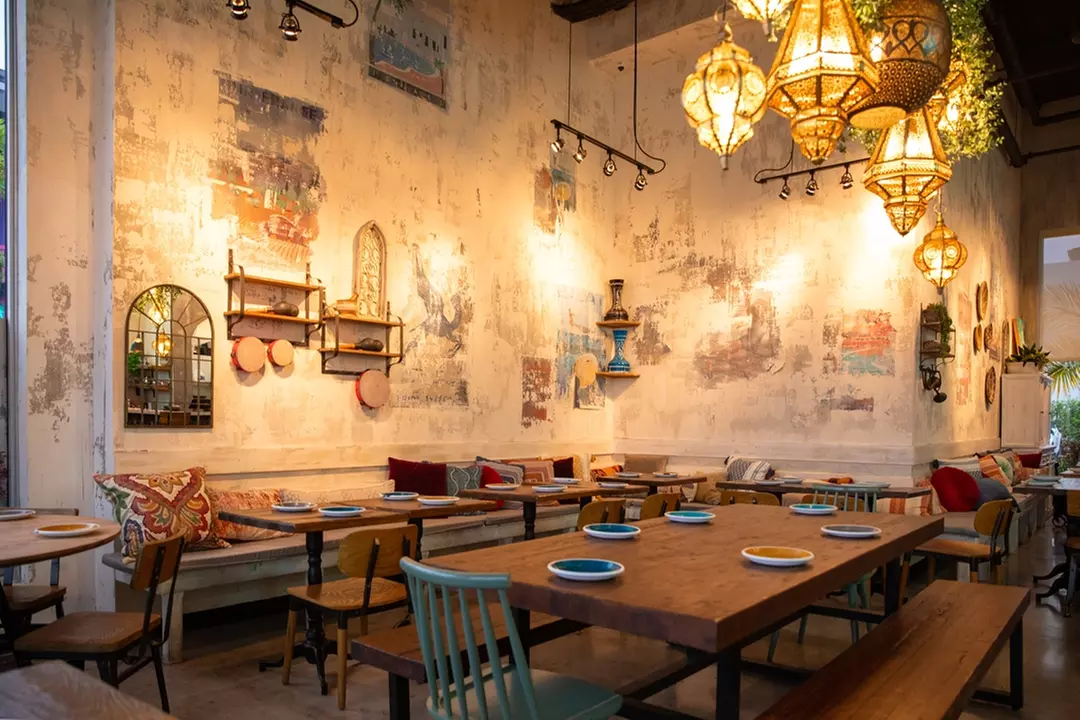 Enjoy $50 Toward Food and Drink with Mediterranean Inspiration