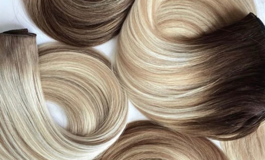 Image 1: Transform Your Look: Hair Extensions Consultation and Blowout!