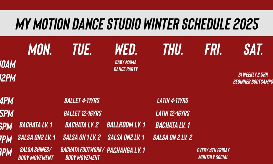 Image 2: Absolute Beginner Bachata/Dance Classes - 1 or 4 Classes 