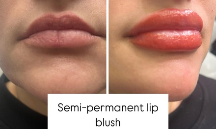 One Lip Blushing Session, by appointment (includes 1 touch-up within 60 days) - Skin & Shades Studio